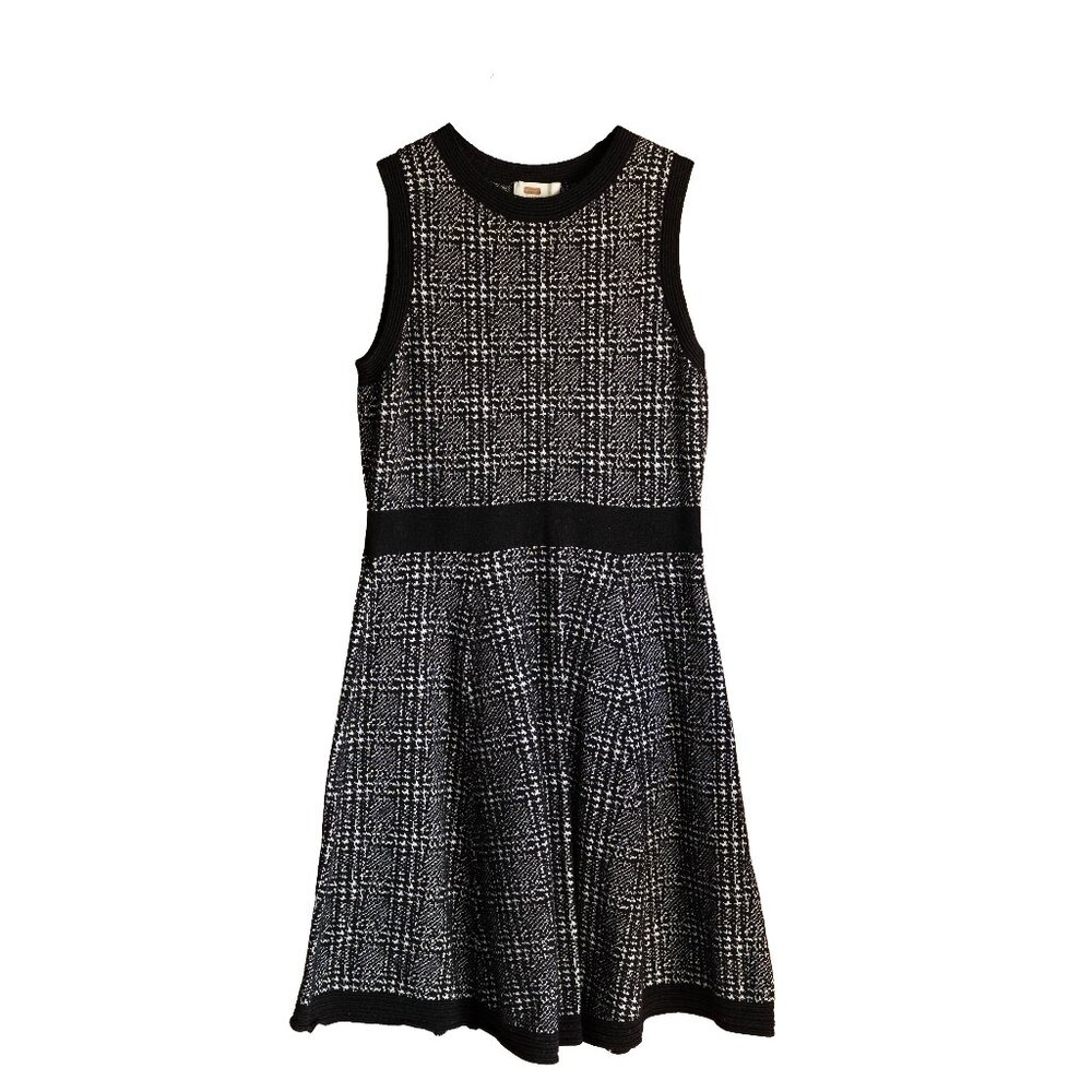 Kate Spade New York Houndstooth Print Knee-Length Dress - Small